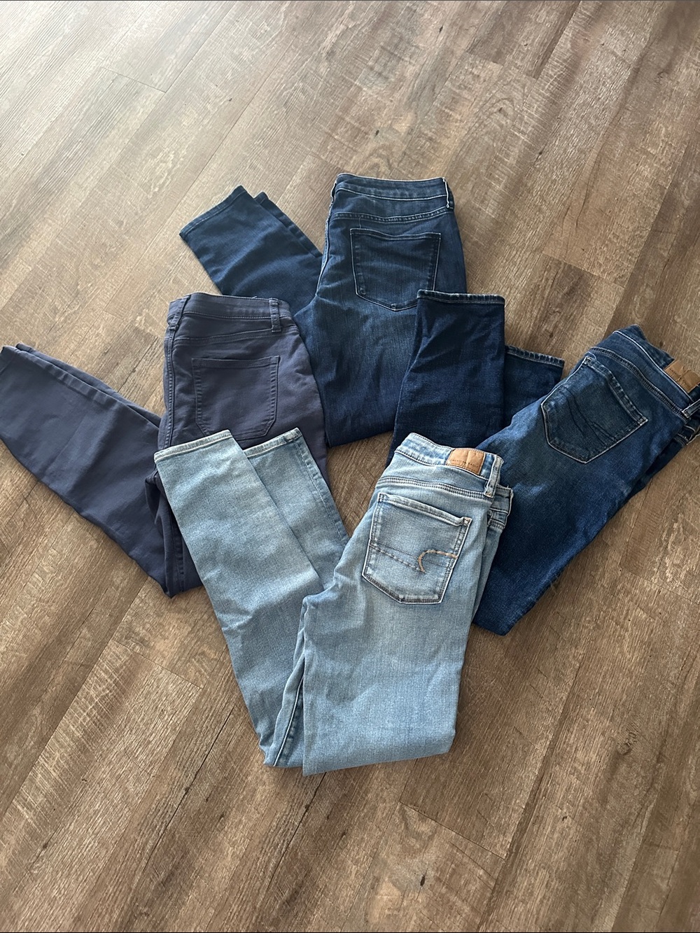 Women's Jeans - Light Blue, Dark Blue, Navy